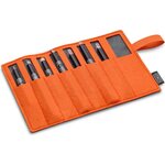 GOKOS®️ Käärittävä meikkipussi Grey&orange
