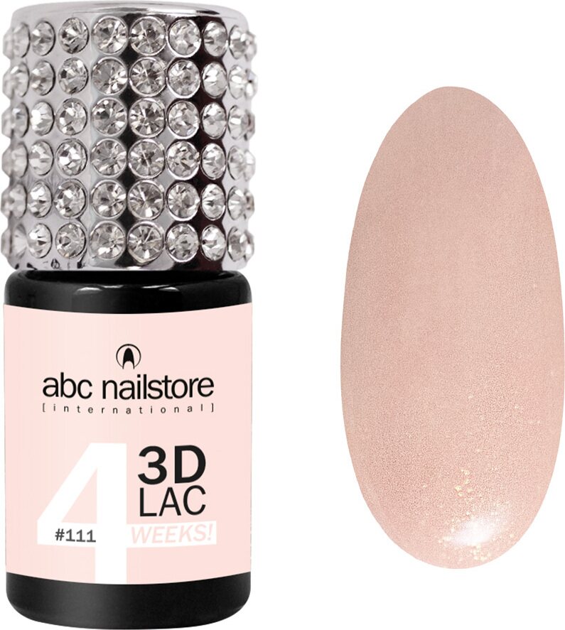 ABC-Nailstore GmbH 3DLAC 4WEEKS Värilakat 8 ml Lovely nude #111
