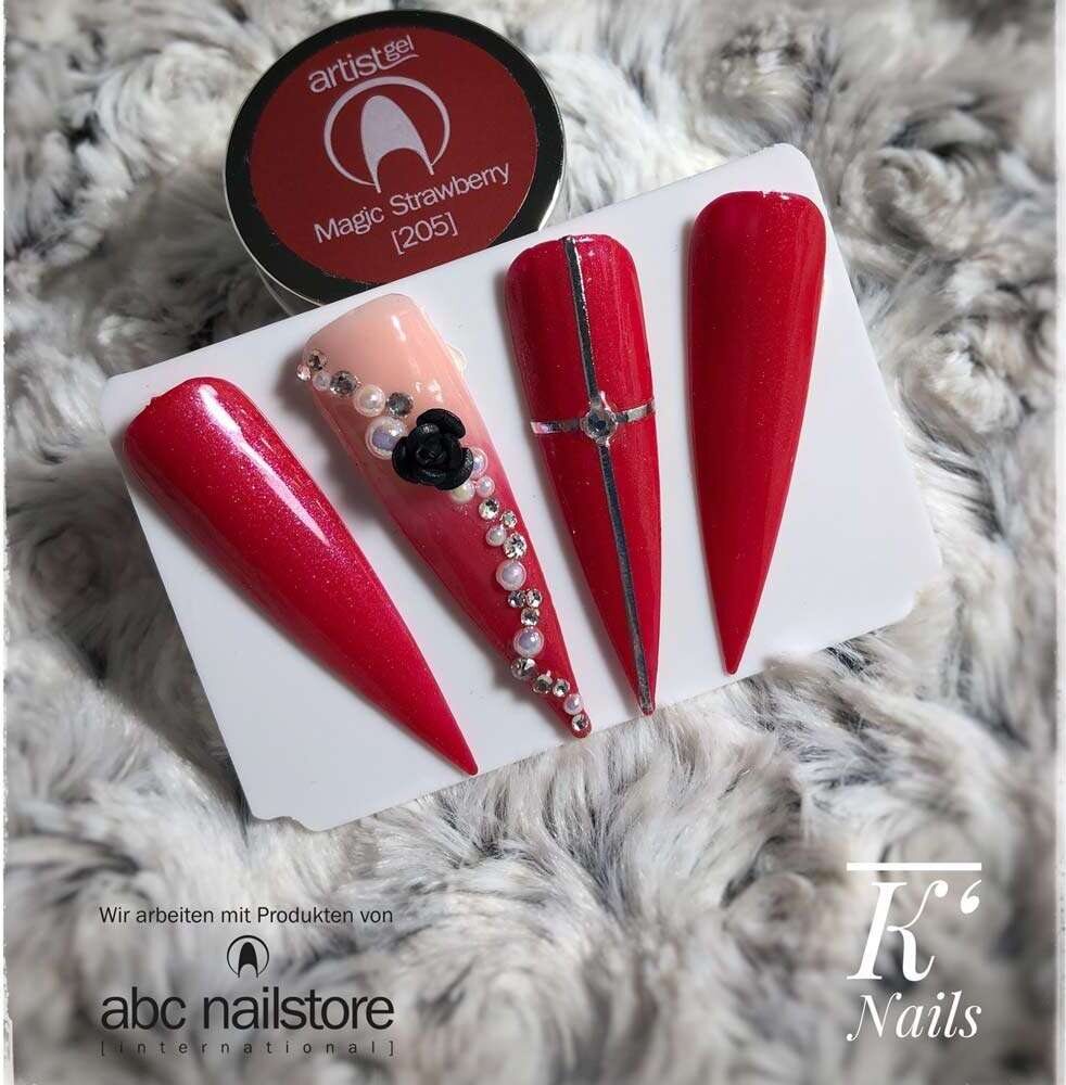 ABC-Nailstore GmbH Helmiäisvärit sesonkiin Magic strawberry #205