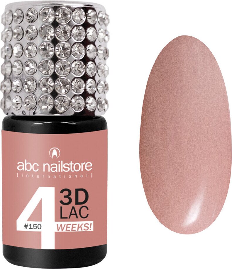 ABC-Nailstore GmbH 3DLAC 4WEEKS Värilakat 8 ml Nude elegance #150