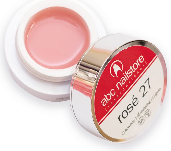 ABC-Nailstore GmbH Rakennegeelit 27 100g Rose 27