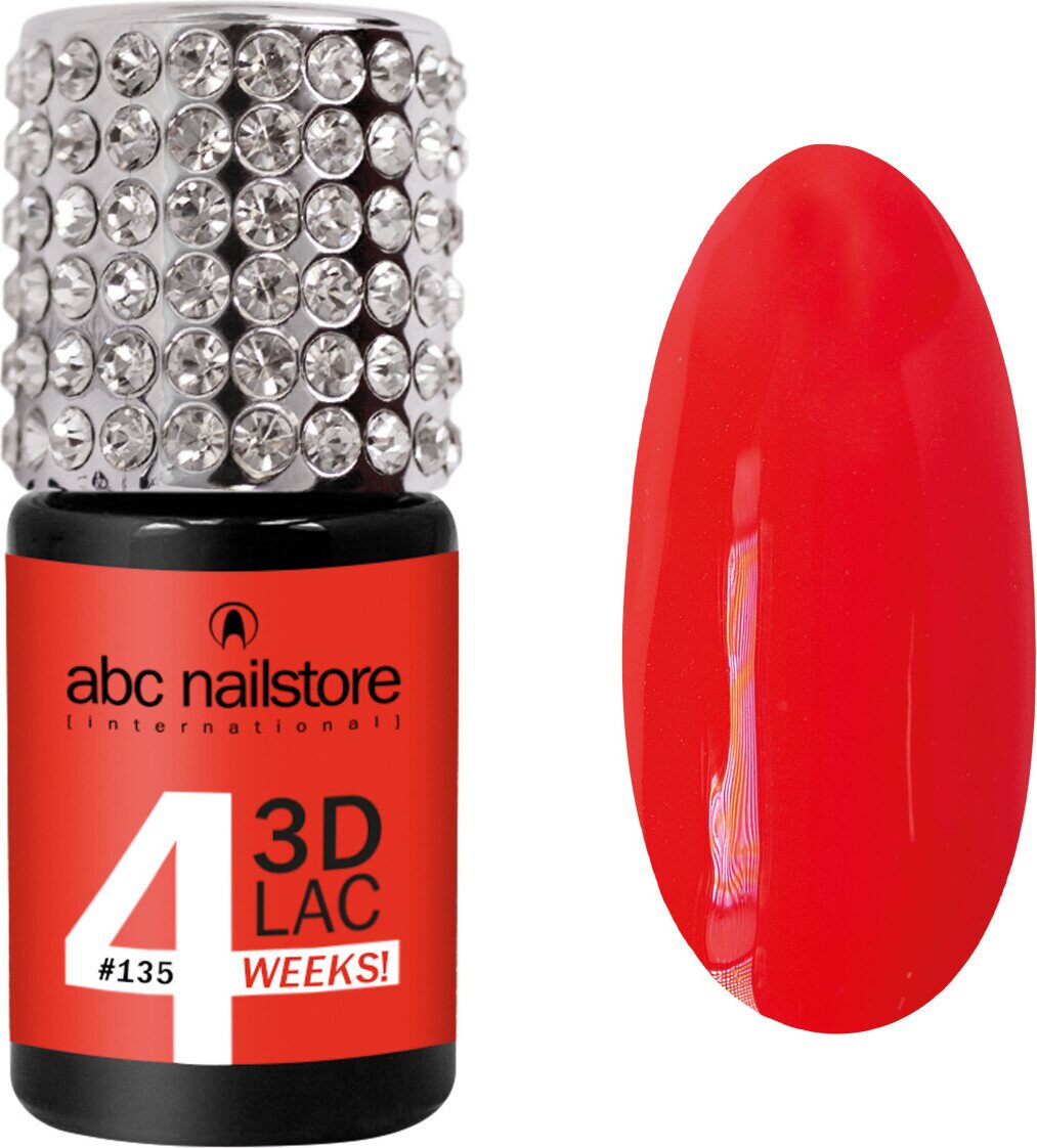 ABC-Nailstore GmbH 3DLAC 4WEEKS Värilakat 8 ml Firefighter #135