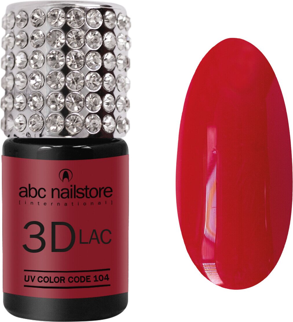 ABC-Nailstore GmbH 3DLAC 4WEEKS Värilakat 8 ml Devious red #104
