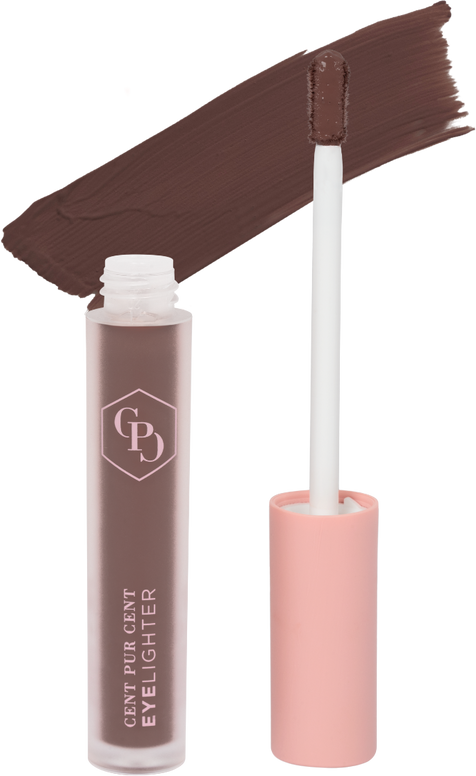 CENT PUR CENT Eyelighter-nestemäinen luomiväri Milk Chocolate Matte