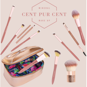 CENT PUR CENT Ammattilaisen sivellinsetti+laukku