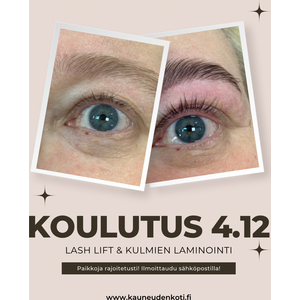 Adessa Lash lift ja kulmien laminointi