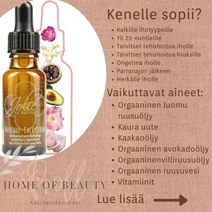 Jolie au naturel Avokado cacay seerumi (vegan) 20 ml